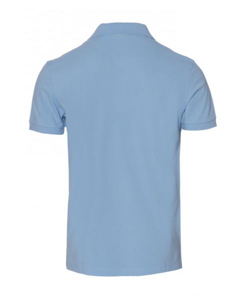 Polo μπλούζα μονόχρωμη Gant Σιέλ 3G2201-468