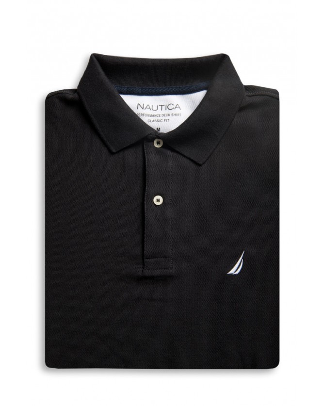 Polo t-shirt  Nautica Μαύρο 3NCK41050-0TB TRUE BLACK