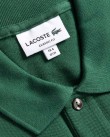 Polo μπλούζα μονόχρωμη Lacoste Πράσινο 3L1312-L132