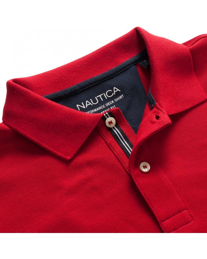 Polo T-shirt Nautica Κόκκινο 3NCK41050-NC6NR