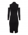 Φόρεμα La Dolls Μαύρο W19-47-BLACK