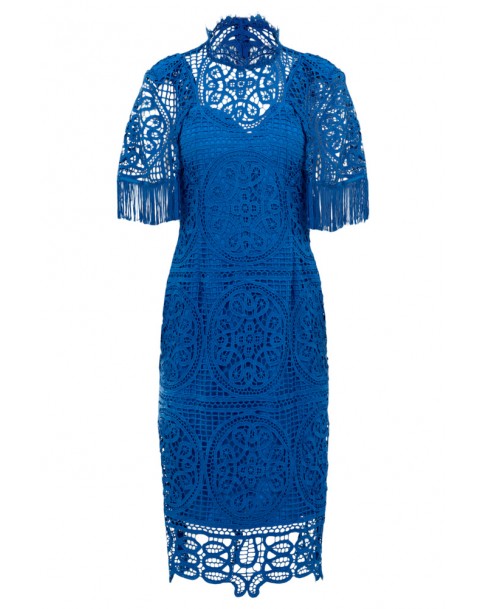 Φόρεμα Forever Unique Μπλε AF5816-SAX BLUE