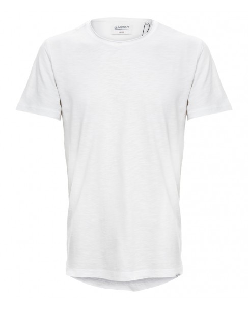 T-shirt Gabba Λευκό KONRAD SLUB S/S-WHITE