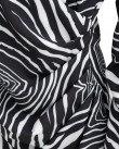 Φόρεμα Manolo Animal Print Μαύρο-Λευκό ZV21555