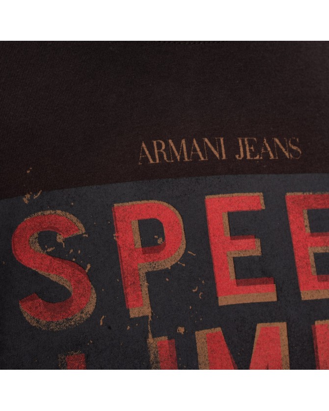 T-shirt Armani Jeans Καφέ A6H13MV-27