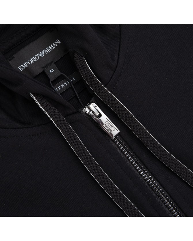 Ζακέτα φούτερ Emporio Armani Μαύρη 8N1MG01JBTZ 0999-nero