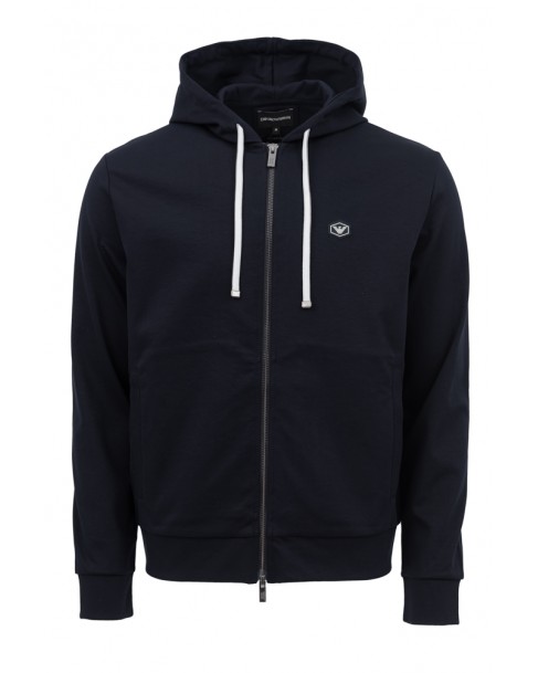Ζακέτα φούτερ Emporio Armani Σκούρο μπλε 8N1MG01JBTZ 0920-BLU NAVY