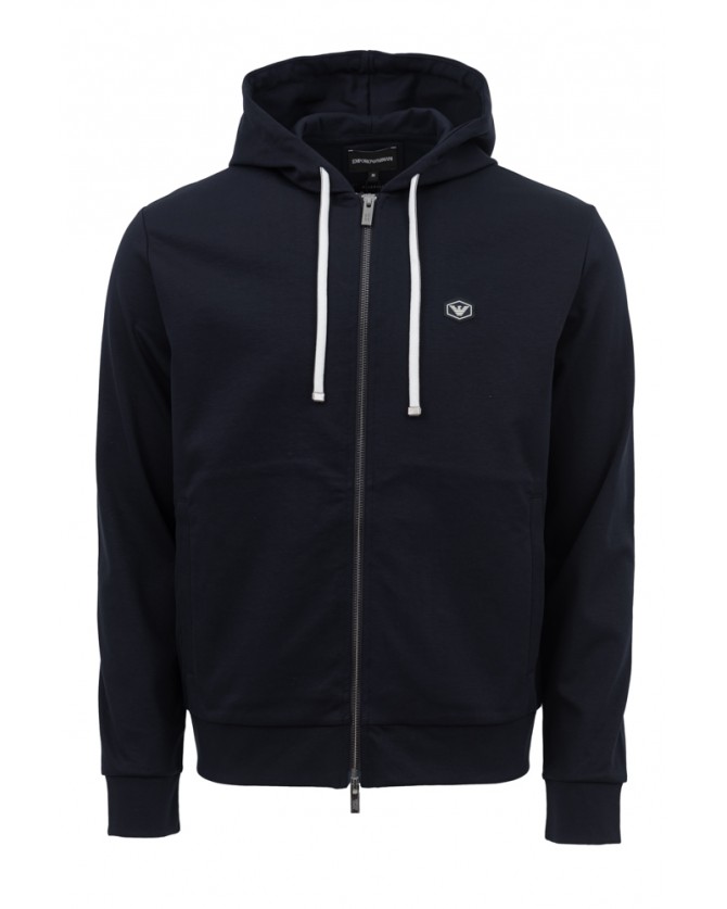 Ζακέτα φούτερ Emporio Armani Σκούρο μπλε 8N1MG01JBTZ 0920-BLU NAVY