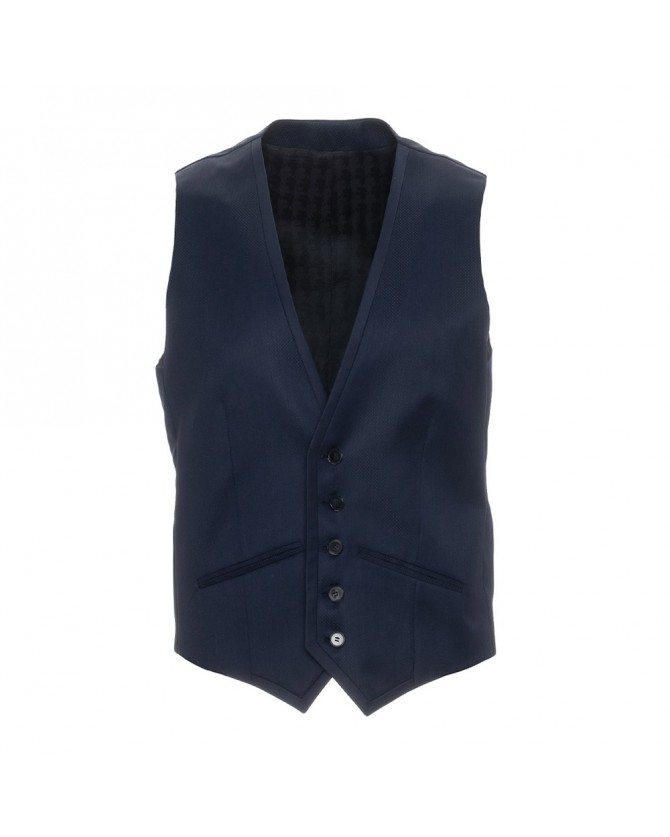 Κοστούμι με γιλέκο Karl Lagerfeld Σκούρο μπλε 115244-521046-690