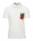 Polo t-shirt Franklin&Marshall Λευκό POMAL225-WHITE