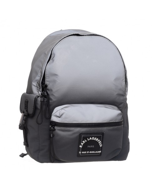 Backpack Karl Lagerfeld Γκρι Degrade Nylon Bp 225M3071-A250 GREY