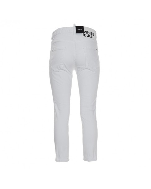 Παντελόνι Jean Dsquared2 Λευκό S75LB0663S30733-100