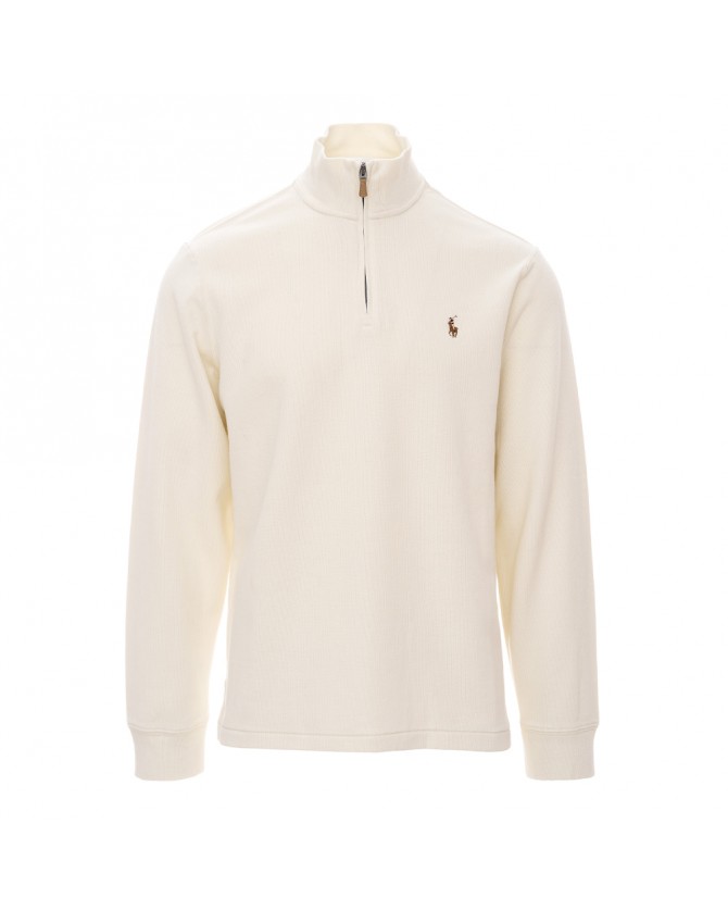 Φούτερ Half Zip Ralph Lauren Εκρού 710671929-015