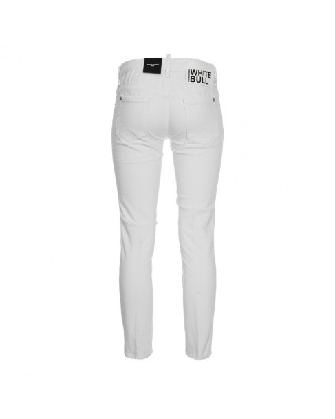 Παντελόνι Jean Dsquared2 Λευκό S75LB0745S30811-100