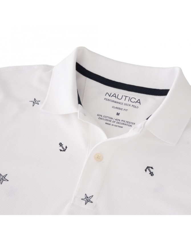 Polo t-shirt Nautica Λευκό 3NCK28101-NC1BW