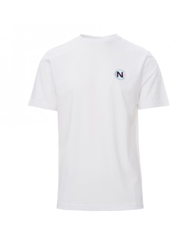 T-shirt Nautica Λευκό 3NCN7I01021-NC908