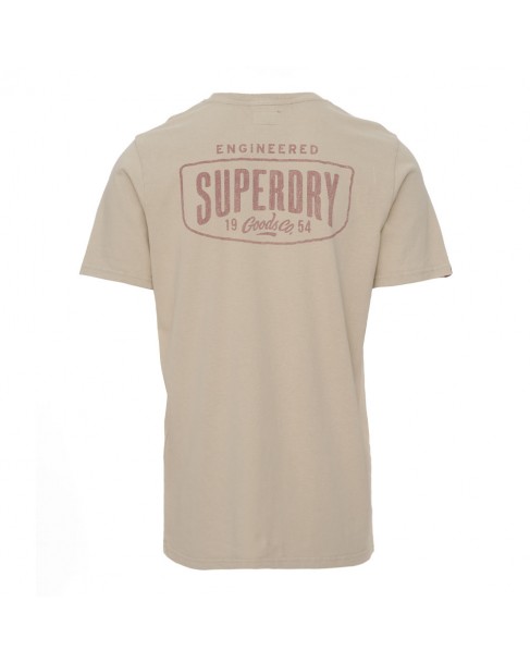 T-shirt Superdry Εκρού M1011473A-8PV