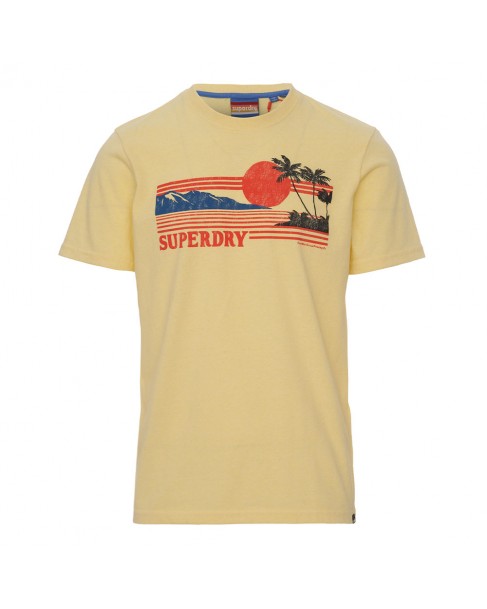 T-shirt Superdry Κίτρινο M1011531A-8YD