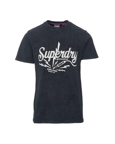 T-shirt Superdry Μαύρο M1011533A-8JC