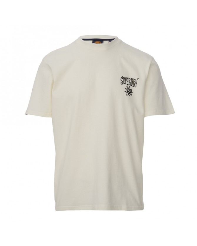T-shirt Superdry Εκρού M1011581A-71D