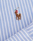 Πουκάμισο Ralph Lauren Σιέλ Ριγέ 211664416 002-HARBOR ISL