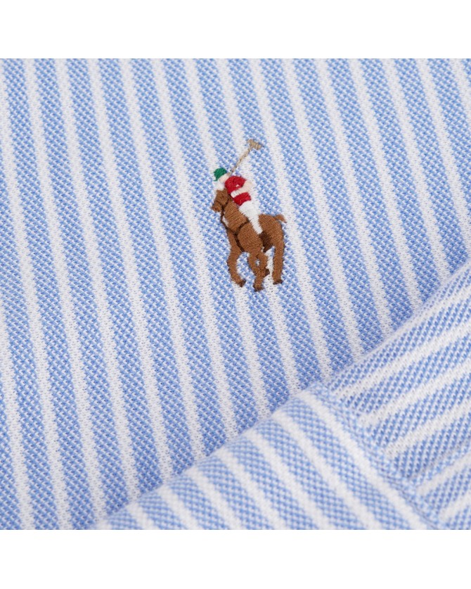 Πουκάμισο Ralph Lauren Σιέλ Ριγέ 211664416 002-HARBOR ISL