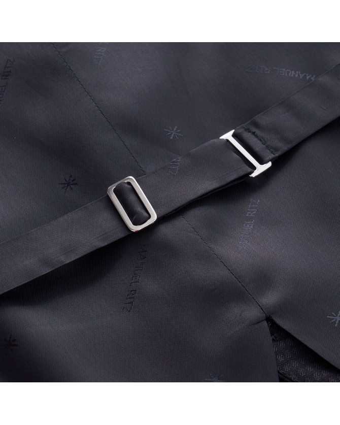 Κοστούμι Manuel Ritz Σκούρο μπλε ABITO C-GILET/MEN`S THREE-PIECE 3430ARW3328-233157-89
