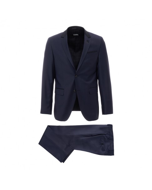 Κοστούμι με γιλέκο Karl Lagerfeld Σκούρο μπλε 115244-532096-670