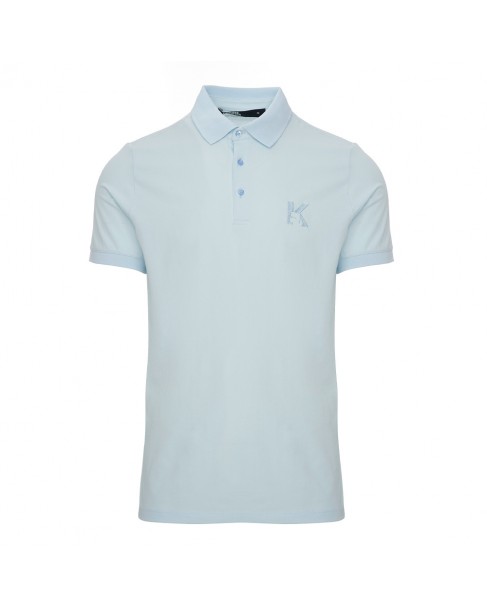 Polo t-shirt Karl Lagerfeld Σιέλ  745890-532221-600