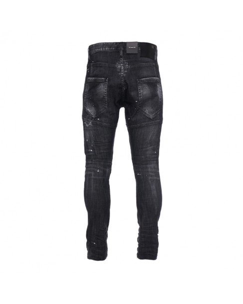 Παντελόνι Jean Dsquared2 Μαύρο S74LB1360S30357-900 Tidy Biker Jeans