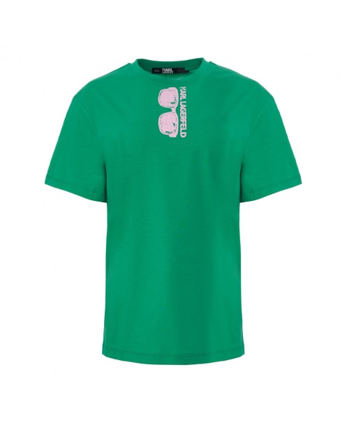 T-shirt Karl Lagerfeld Πράσινο 235W1704-693 BRIGHT GREEN