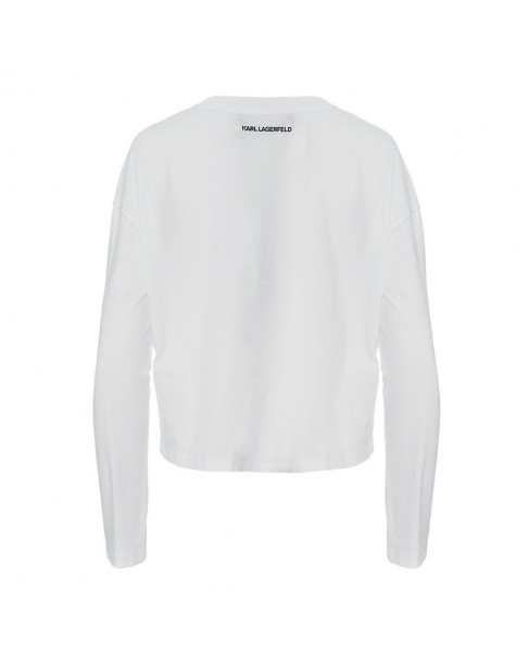 Μπλούζα Karl Lagerfeld Λευκή 235W1724-100 White