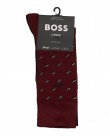 Κάλτσες σετ 2 τεμαχίων Boss Μπορντώ 2P RS Minipattern MC 50478350-605