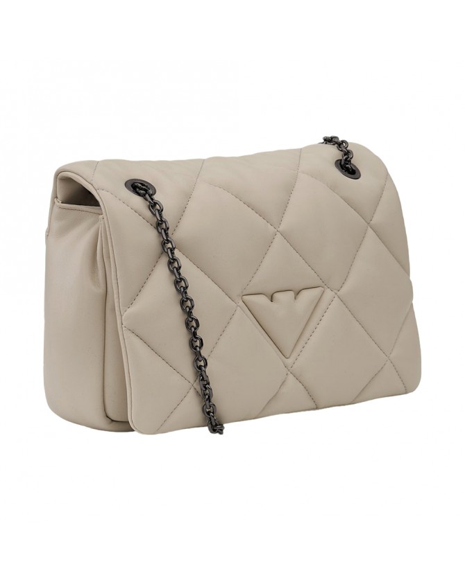 Τσάντα ώμου Emporio Armani Εκρού Y3B208YWJ8I-80011