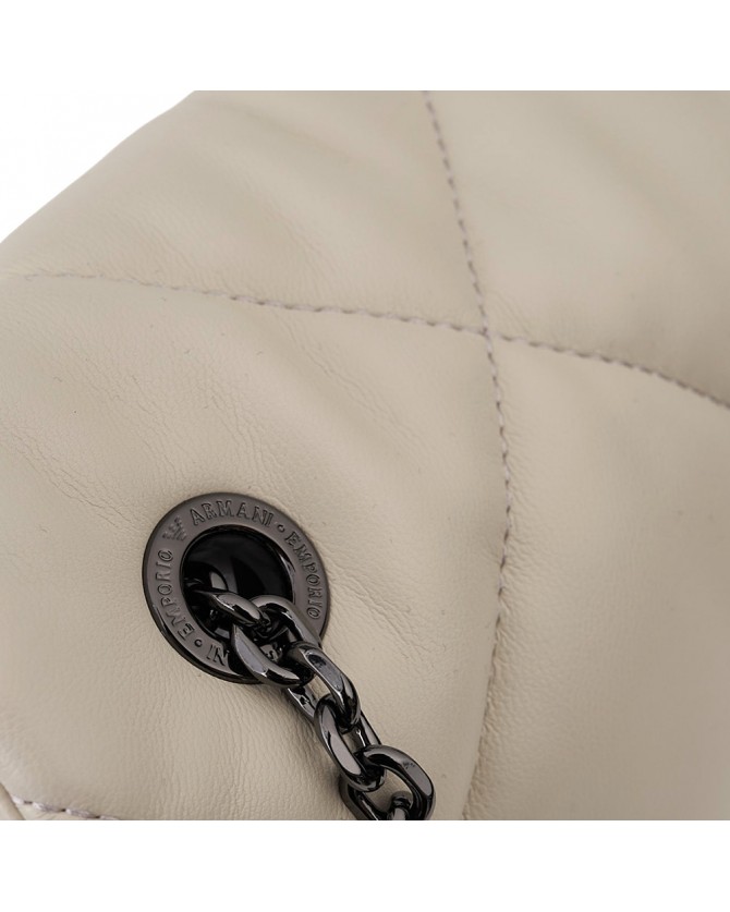 Τσάντα ώμου Emporio Armani Εκρού Y3B208YWJ8I-80011