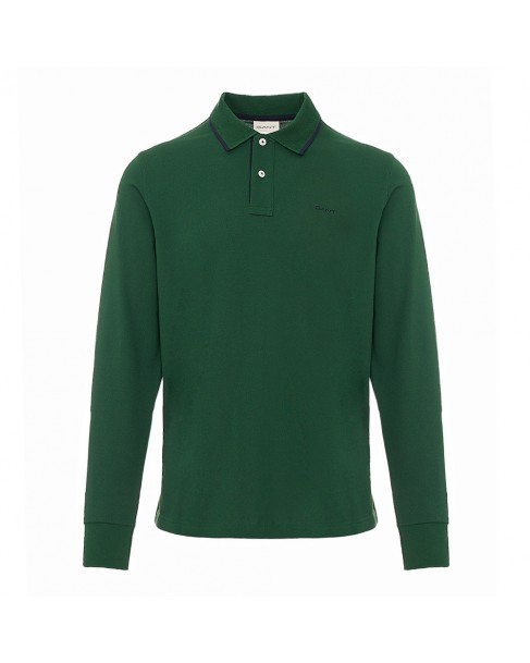 Μπλούζα Polo Gant Πράσινη 3G2062029-G0338