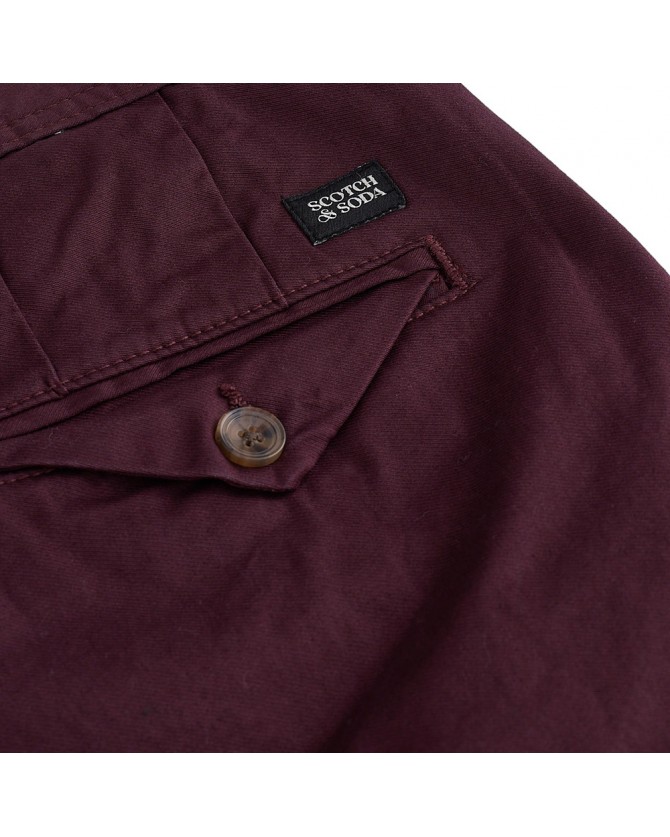 Παντελόνι Chinos Scotch&Soda Μπορντώ 174463-SC6637