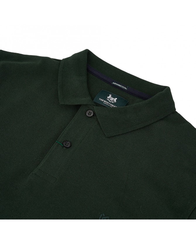 Μπλούζα Polo The Bostonians Πράσινη 3PL0001-B133DG