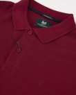 Μπλούζα polo The Bostonians Μπορντώ 3PL0001-B154BU