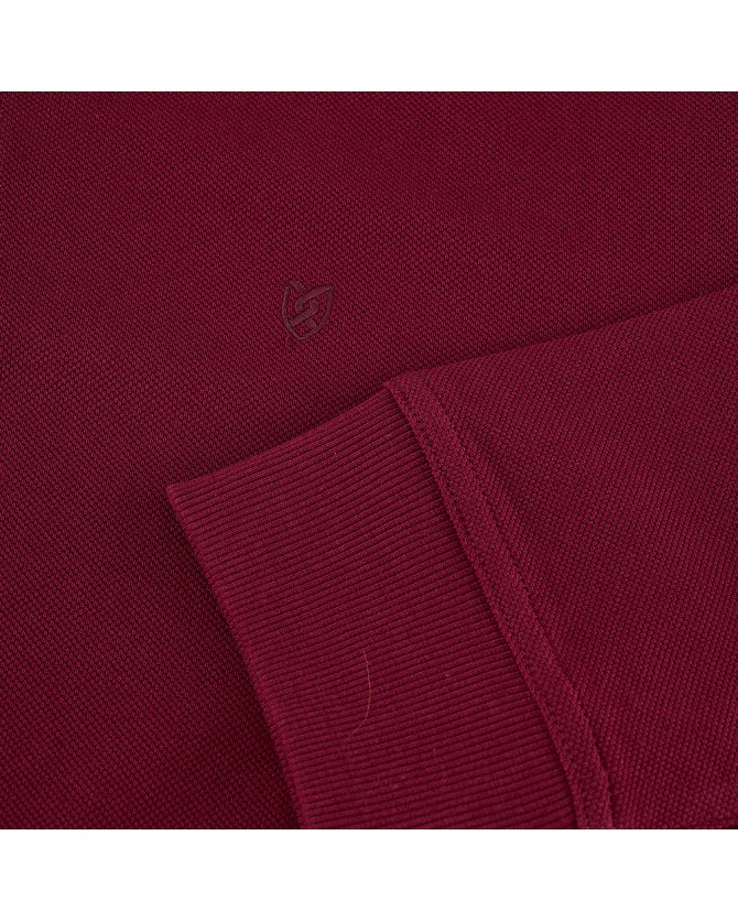 Μπλούζα polo The Bostonians Μπορντώ 3PL0001-B154BU