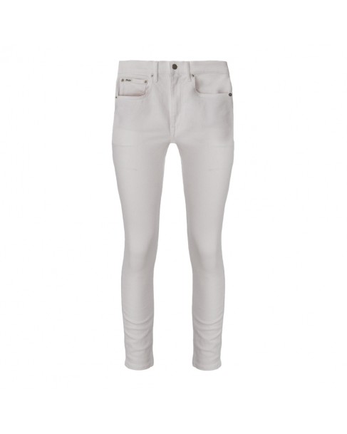 Παντελόνι Jean γυναικείο Ralph Lauren Λευκό 211890128-001 Skinny fit