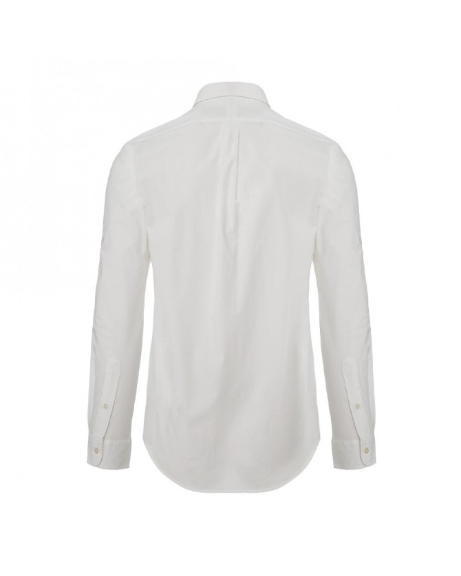 Πουκάμισο ανδρικό Ralph Lauren Λευκό βαμβακερό 710928254-002 Slim fit