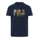 T-shirt ανδρικό Ralph Lauren Σκούρο μπλε βαμβακερό 710934738-001 Classic fit 