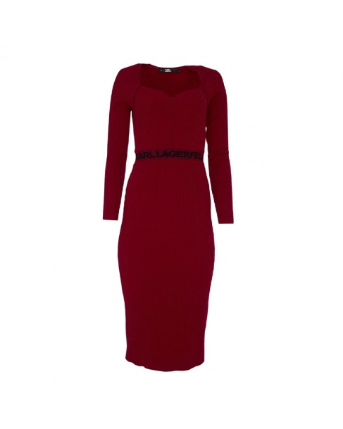 Φόρεμα Karl Lagerfeld Κόκκινο 240W1334-188