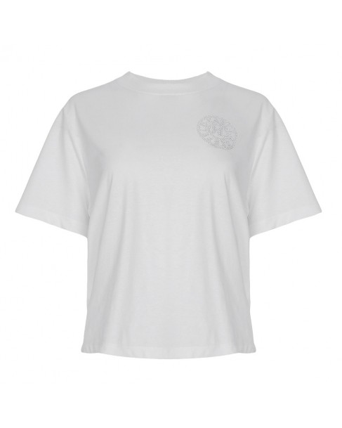 T-shirt Karl Lagerfeld Λευκό 240W1701-100