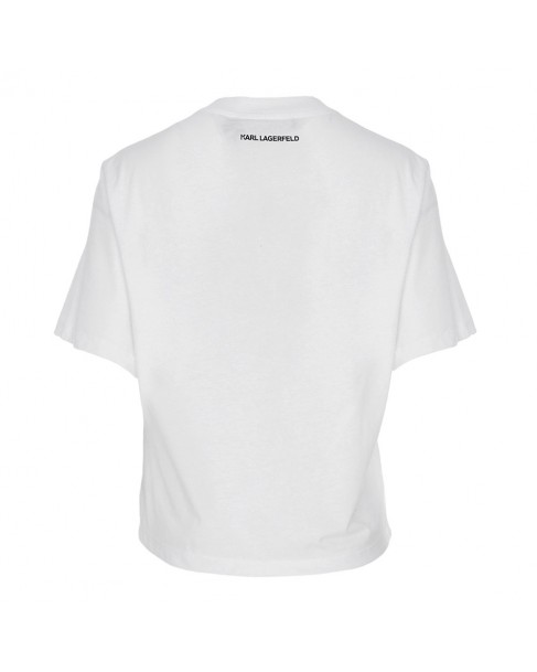 T-shirt Karl Lagerfeld Λευκό 240W1701-100