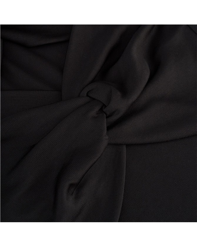 Μπλούζα γυναικεία Karl Lagerfeld Μαύρη 240W1732 999-Black Slim fit