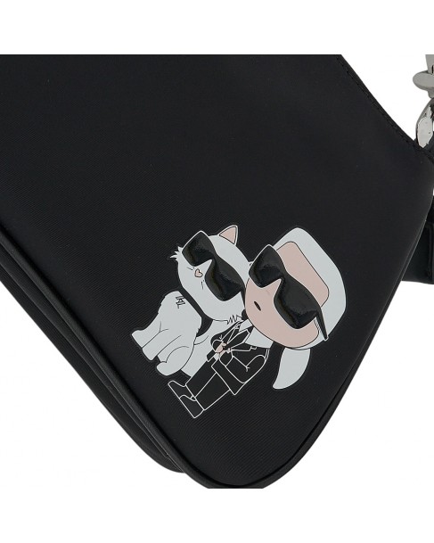 Τσάντα Karl Lagerfeld Μαύρη 240W3077-A999 Διαστάσεις 29 x 15 x 3 cm