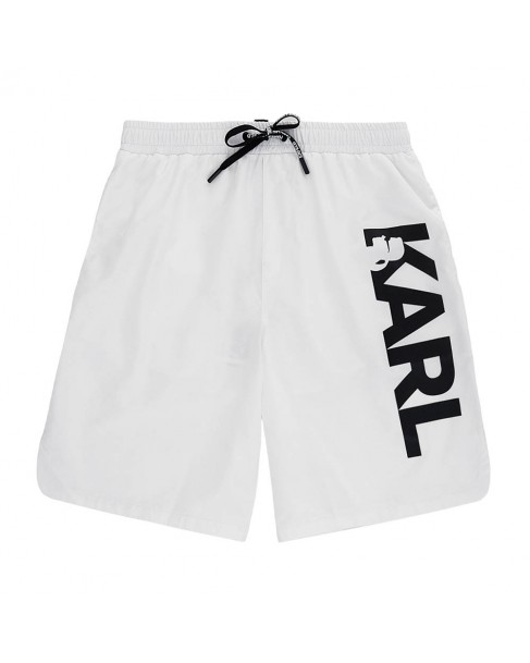 Μαγιό Boxer Karl Lagerfeld Λευκό 241M2204-100