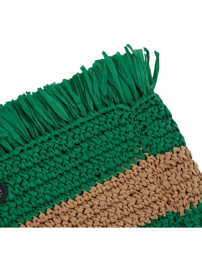 Τσάντα ψάθινη Karl Lagerfeld Πράσινη 241W3008-424